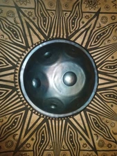 Handpan mini 16 inches. F minor. Handmade in Scotland.