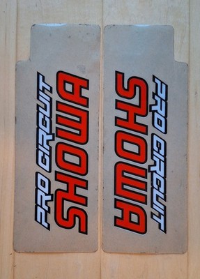Showa Pro Circuit Honda CR125 + CR250 Gabelschützer Aufkleber Kit ab Bj. 2002