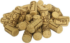 100 Pack of 8 Natural Wine Corks SIZE 7/8" X 1 3/4" , Straight Cork Stopper Be