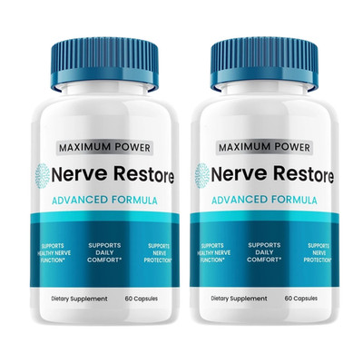 2-Pack Nerve Restore Capsules   NerveRestore Natural Glycogen Support - 120 Caps