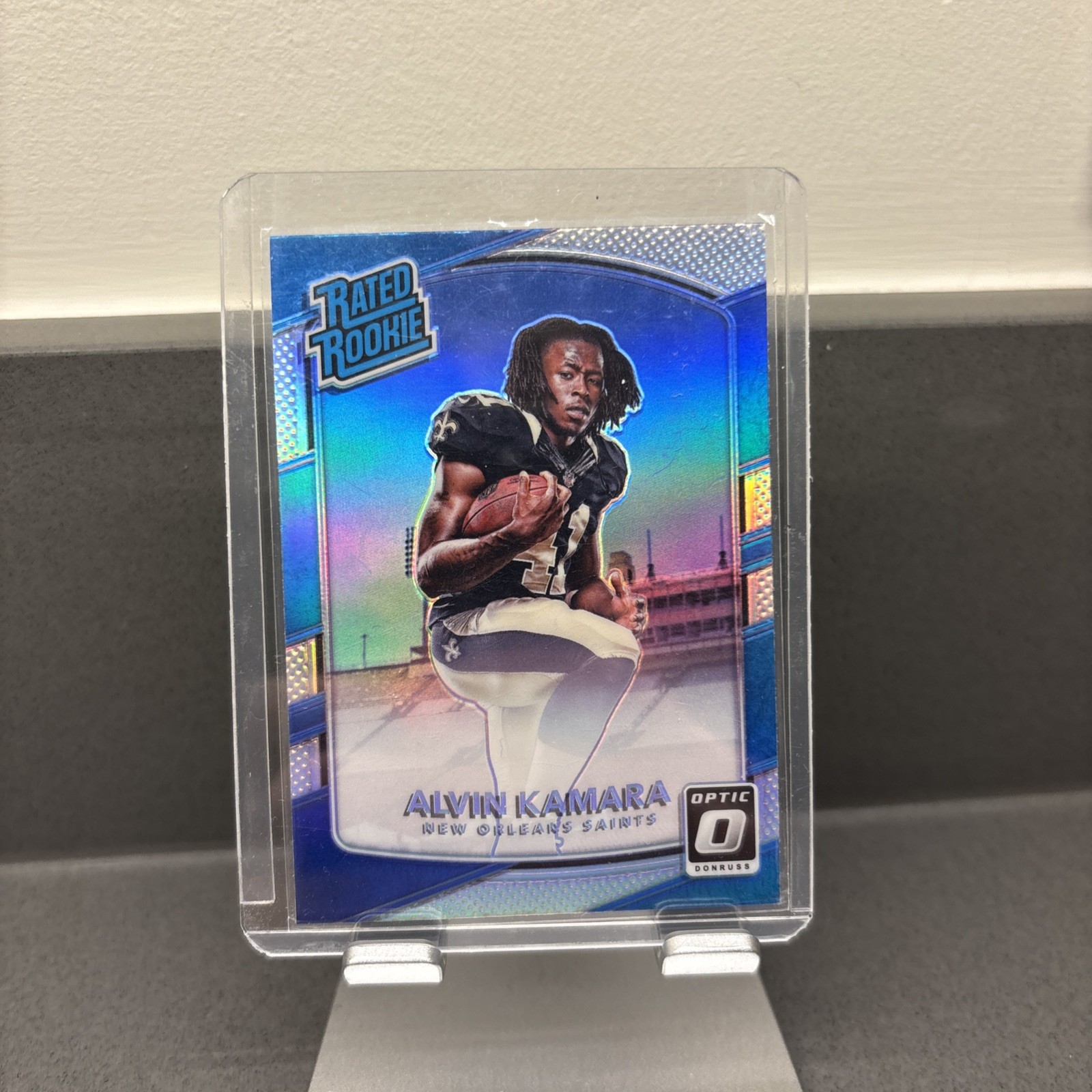 2017 Donruss Optic - Rated Rookie Alvin Kamara #199 Holo Prizm (RC)