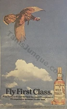 1985 Austin Nichols Wild Turkey Bourbon Whiskey Vintage PRINT AD Decor! (4489)