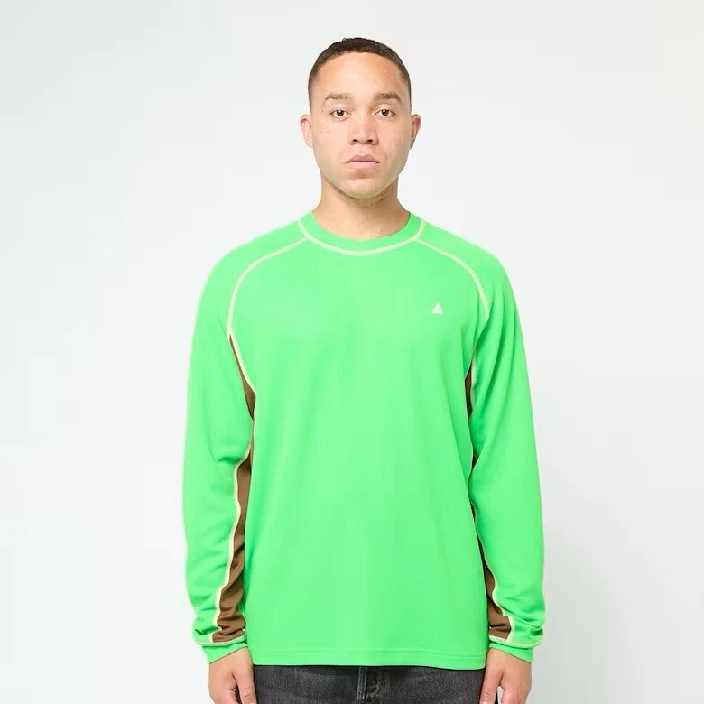 Nike ACG Dri-Fit ADV Elite Long Sleeve Base layer Top Green Brown Size Small