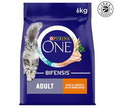 Purina One Adult Dry Cat Food - 6kg 4.80 per kilo