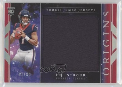 2023 Panini Origins Rookie Jumbo Jerseys Red 1/99 CJ Stroud #RJJ-CS RC 1i3m