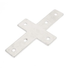 Dimensions: 145x85 mm, metal, cross shaped with brass corner brackets