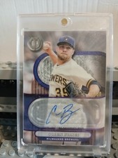 2024 Topps Tribute - Tribute Autographs - Corbin Burnes - #TA-CB - Purple - /50
