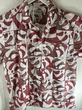 quick silver waterman Hawaiian shirt xl comfort fit Polyester Mix w/Free shippin