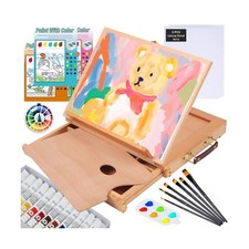 Falling in Art Tabletop Easel Set - 29 Pieces Starter Kit - Artist ... Fast Ship