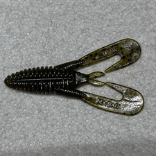 NetBait 3.5” MINI KICKIN B  GREEN PUMPKIN 10PK  JIG TRAILER/DROP SHOT/BUZZ BAIT