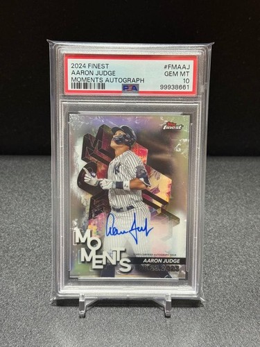 Aaron Judge #FMA-AJ 2024 Topps Finest Moments Autograph card