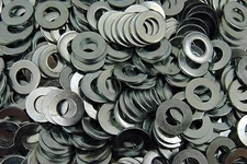 (1000) 3/8" SAE Flat Washers - Zinc Plated