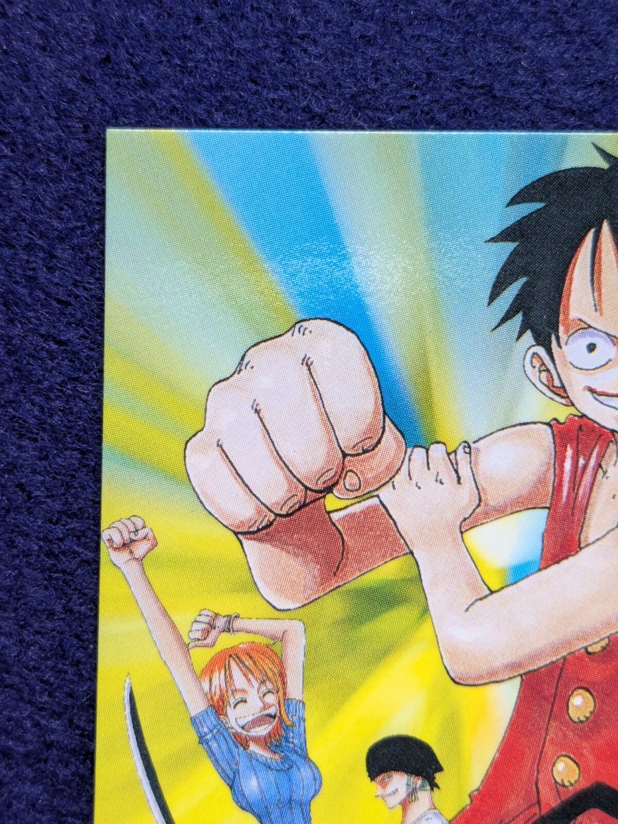 JP] ONE PIECE Weekly Jump illust Collection Card Rare - Luffy
