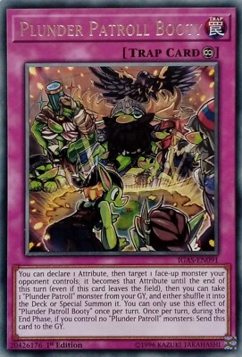 free booty pic yugioh card Max Protection 50 Count Small Small Size Card Sleeves Dragon : Toys & Games IGAS-EN091 PLUNDER PATROLL BOOTY RARE