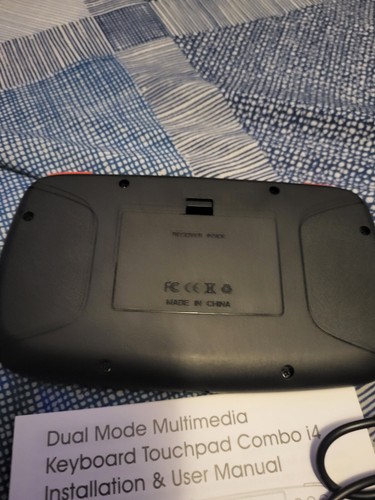 RII Dual Mode Multimedia Keyboard Touchpad Combo I4 - Like New - Picture 3 of 4