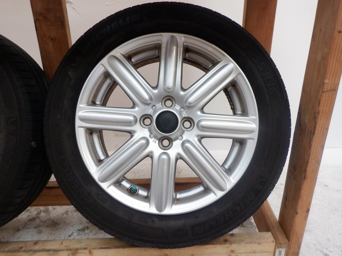 Mini Cooper Wheels Rib Spoke R115 Silver 36116791941 07-15