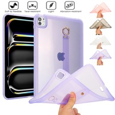 Slim Back Soft Wrist Strap Case Cover For iPad 7th 8th 9th 10th Gen Air Pro Mini