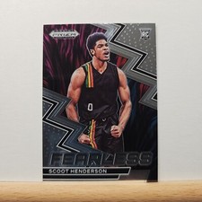 2023-24 Prizm Draft Basketball Scoot Henderson base Fearless RC card # 3