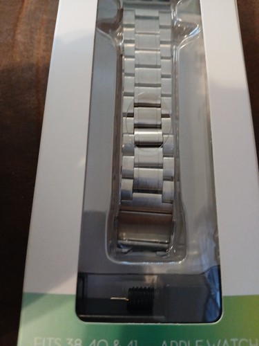 Apple Watch Band WITHIT Stainless Steel Link Band Silver 38MM/41MM New - Picture 10 of 16