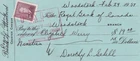 RBC (Woodstock,On) Vintage Canceled Cheque Feb. 24, 1951 #2