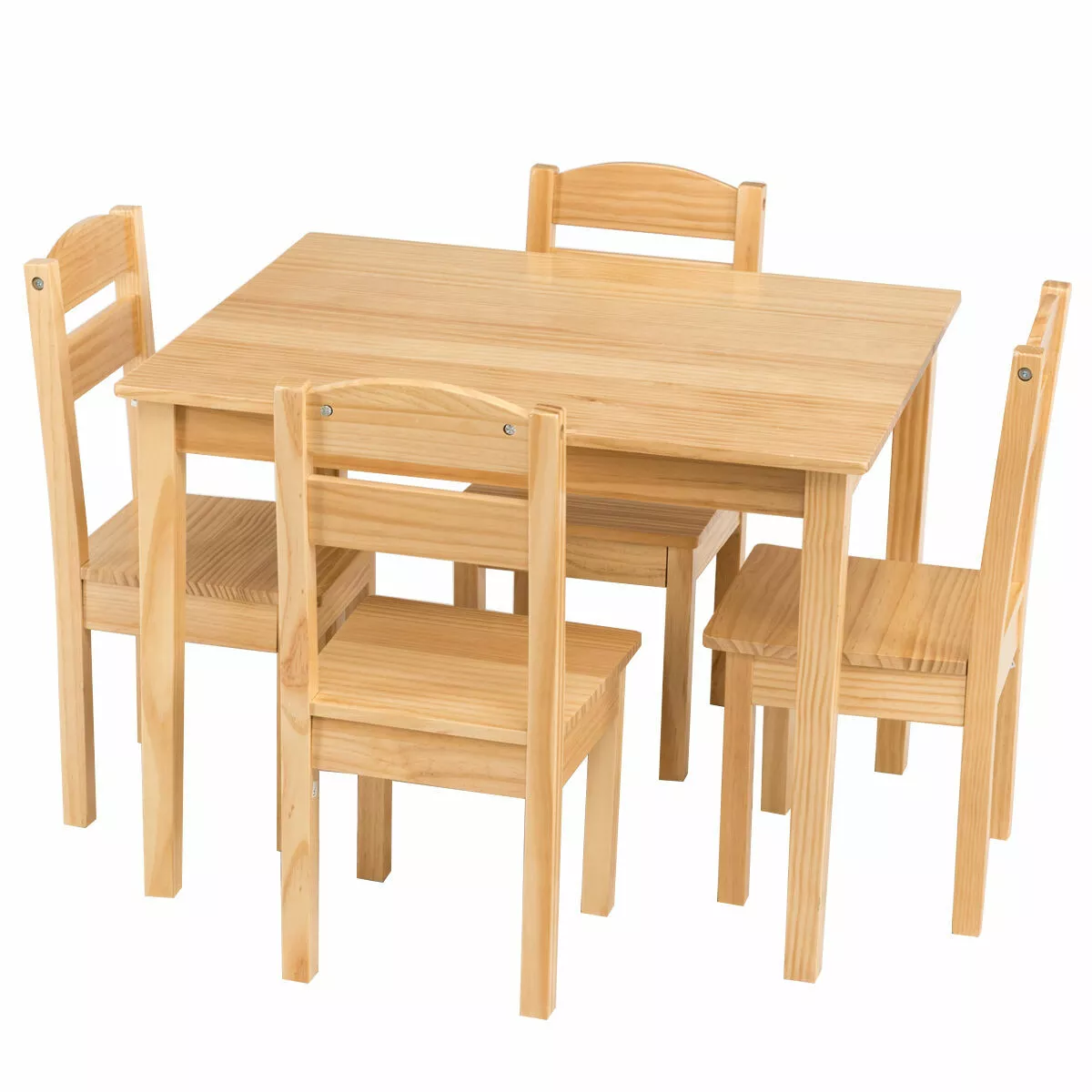 Childrens wood sale table and chairs