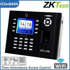 ZKTeco iClock660 Biometric Fingerprint Employee Time Attendance Machine