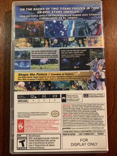 Xenoblade Chronicles - Definitive Edition - Nintendo Switch / Display Case ONLY - Afbeelding 3 van 9