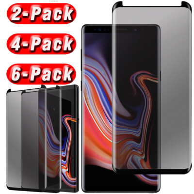 Anti-Spy Privacy Tempered Glass Film Screen Protector For Samsung Galaxy Note9