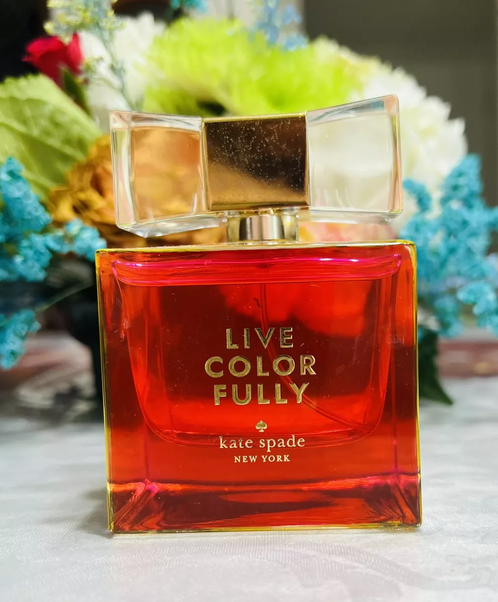 Live Colorfully by Kate Spade Eau De Parfum Spray unboxed 3.4 oz