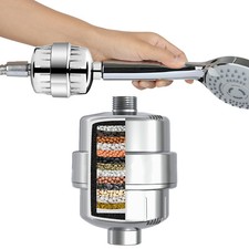 Shower Filter Water Filter Softener Hard Water Purifier Head Universal UK