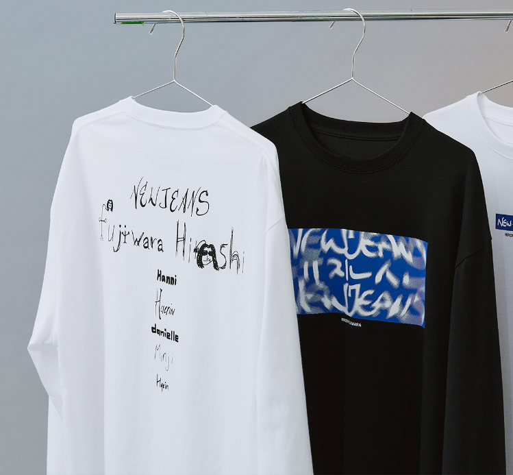 NewJeans X Hiroshi Fujiwara COLLER Long Sleeve T-SHIRTS FINAL