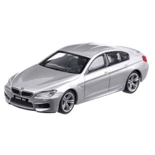 CMC TOY 1:43 BMW M6 Gran Coupe Silver F06 6 Series 2015 Pull Back Action Toy Car