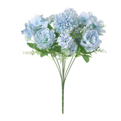 Silk Peony Artificial Fake Flowers Bunch Bouquet Home Wedding Party Decor Hot US