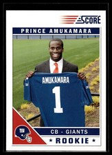 Prince Amukamara 2011 Score Rookie Card #373