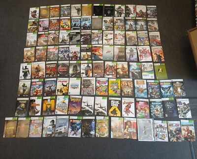 100 Assorted Microsoft XBOX 360: Manual Lot *1 *Red Dead, Halo, Lego