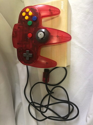 Nintendo 64 Console NUS-001 Clear Red Japan Used Good! - Picture 5 of 6