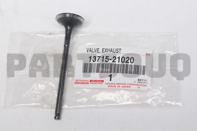 1371521020 Genuine Toyota VALVE, EXHAUST 13715-21020 | eBay
