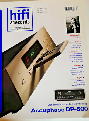 HiFi & Records 3/2007 Accuphase DP-500 Sonus Faber Boulder 810/850 Ayre CX-7e