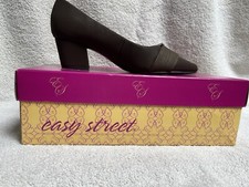 Easy Street  Cariel  Brown Accented Toe, Block Heel Pumps, NIB