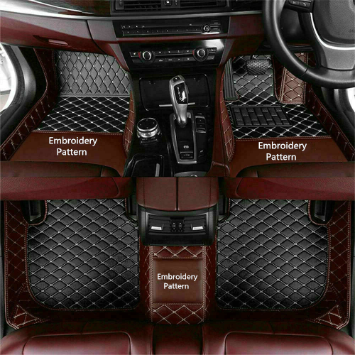 Fit For Ford Mustang 2005-2022 Luxury Car Liner Carpet Front Rear Car Floor Mats - Foto 1 di 20
