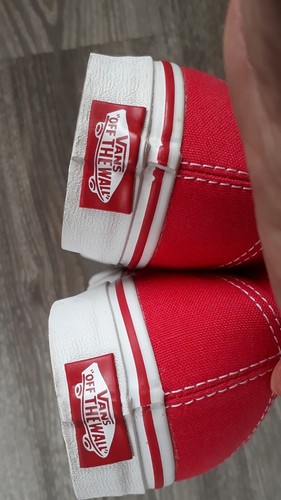 Vans Authentic canvas Shoes Lo Pro red TC7H Womens UK 5.5 US 7.5 EU 38 - Picture 12 of 16