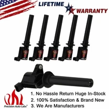 6 Pcs Ignition Coils DG500 for Mazda Tribute Mercury Mariner Montego Sable 3.0L