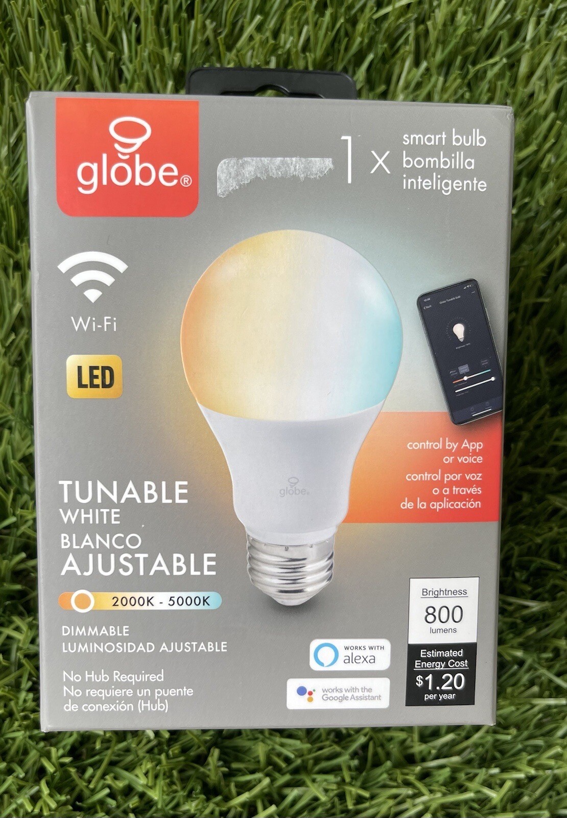 Globe Smart Bulb tunable White NEW-image