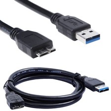 USB 3.0 Power Charger Data SYNC Cable Cord Lead For WD My Passport WDBACY5000ABK