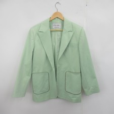 F Ilkk Feel Inspire Live Rhinestone Jacket 38 Mint Green Designer Embellished