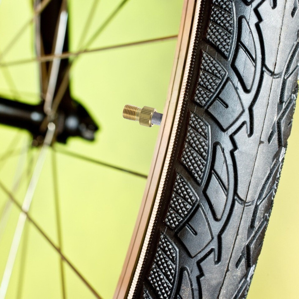 Bike Pump Adapter Valve Stem Connector Air Compressor Fittings Valves