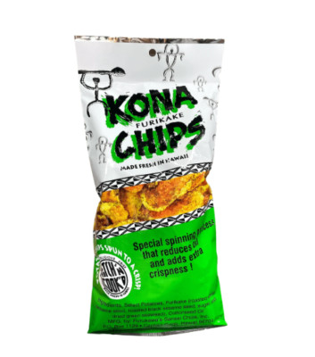 Kona Potato Chips Original with Furikake 3.25oz Bag