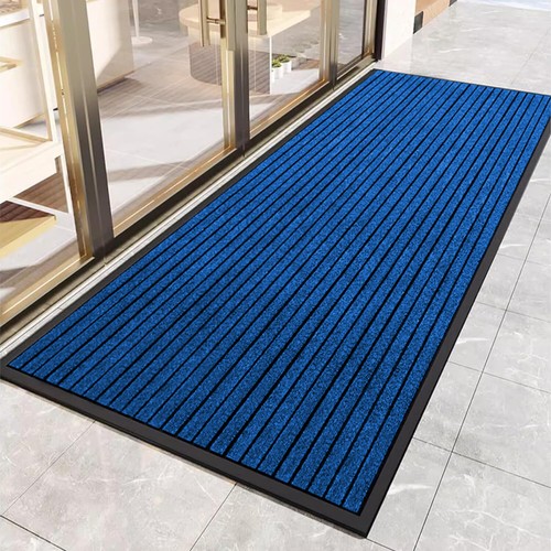 Non Slip Rubber Door Mat Heavy Duty Washable Rug Indoor Outdoor