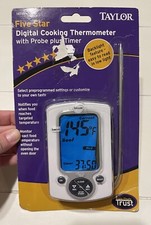 Taylor - 1471N - 5 in Commercial Digital Cooking Thermometer/Timer - " NEW "