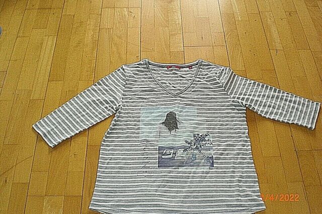 s.Oliver 3/4Arm Shirt/Tunika-Mehrfarbig+Motiv vorne-Gr. 42-NEU ohne ETIKETT